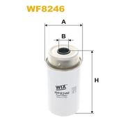 WF8246 FILTRO CARBURANTE PER Ford Transit Autobus FB FC FD FS FZ 2.4 Di RWD 55 K