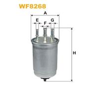 WF8268 FILTRO CARBURANTE PER Ssangyong Rexton W/Rexton 2.7 XDi Trazione integral