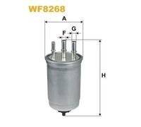 WF8268 WIX FILTERS FILTRO CARBURANTE PER FORD FOCUS MONDEO 00-