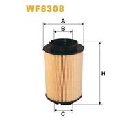 WF8308 WIX FILTERS Filtro carburante per AUDI,SEAT,SKODA,VW
