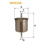 WF8330 WIX FILTERS FILTRO CARBURANTE Volvo S60