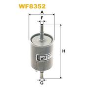 Wix Filters Filtro carburante WF8352 per Chevrolet Epica