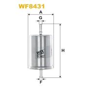 WF8431 WIX FILTERS Filtro carburante per SMART