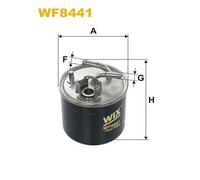 WF8441 FILTRO CARBURANTE PER Audi A8 4E2 4E8 4.2 TDI quattro 240 KW 326 CV