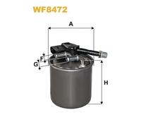 WF8472 WIX FILTERS FILTRO CARBURANTE PER MERCEDES C (W204-205) 2.2D