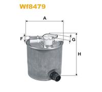 Filtro Gasolio Carburante Wix Per Nissan Qashqai Nv200 Xtrail Koleos Dci Fwd