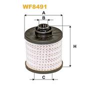 WF8491 FILTRO CARBURANTE PER Opel Vivaro C Platform Cabin K0 2.0 110 KW 150 CV