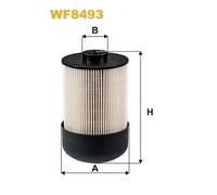 WF8493 FILTRO CARBURANTE PER Opel Movano B Furgonato X62 2.3 CDTi FWD 107 KW 146
