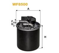 WF8500 FILTRO CARBURANTE PER Mercedes Marco Polo Camper W447 200 CDI 4matic 100