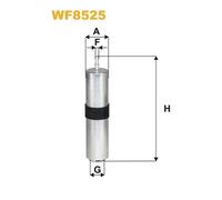WF8525 WIX FILTERS Filtro carburante per BMW,MINI