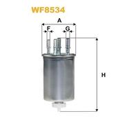 WF8534 WIX FILTERS Filtro carburante per LAND ROVER