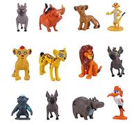 WFBJKUXF Il Re Leone - Statuette della guardia leone, Tales of Mufasa & Simba Perfect Toys, set di mini statuette giocattolo da 2,5-5,8 cm (confezione da 12)