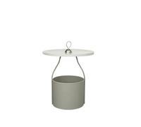 WFchenj222-6 Tavolino da caffè, Tavolino portatile piccolo tavolino da caffè for soggiorno, tavolino angolare for divano, comodino compatto for piccoli spazi Tavolino centrale(Grijs)