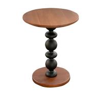 WFchenj222-6 Tavolino da caffè, Tavolino rotondo in legno massello for soggiorno, struttura in legno, perfetto for divano o tavolino, tavolino rustico con design minimalista Tavolino centrale