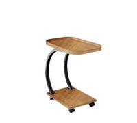 WFchenj222-6 Tavolino laterale mobile, Tavolino piccolo Tavolo angolare mobile Soggiorno Divano Credenza Balcone Tavolino Tavolino Tavolino Tavolino da caffè(Natural)