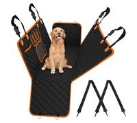 WFEBQRCQV Coprisedile Posteriore Auto per Cani per Nissan Murano Navara Note Nismo Otti Patrol Pick UP Pathfinder Pixo Pino Pulsar, Telo Cane Auto Sedili Posteriori,Black
