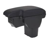 WFEIERT Compatible with Nissan Juke 2010 2011 2012 2013 2014 2015 2016 2017 2018 2019 Braccioli Auto Console Centrale Bracciolo Scatola Portaoggetti Supporto del Braccio.,WithUSB-A/Black-Line