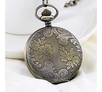 WFENG Quarzo Lega Orologio da Taschino, Accessori Classici Retro Vibrazione per Uomini e Donne Infermieri Orologio da Tasca, Regalo Di ad un Amico Creativo/Bronze / Diameter4.5cm(1.8in)