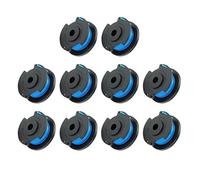 WFGJSK 10 Pezzi di Rocchetto di Ricambio per tagliabordi, Blu - Compatibile con Ryobi One AC14RL3A Trimmer 18V 24V 40V - Linea di Bobina di Alimentazione Automatica per tagliaerba a Batteria