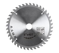 WFGJSK Lama for Sega Circolare Universale in Lega da 7/8/9/10 Pollici e 40 Denti - for smerigliatrice angolare, Sega elettrica Portatile e tagliabordi ad Albero Dritto(8" (40T))