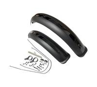 WFGJSK Parafango for Bici, Set di parafanghi Anteriori e Posteriori all-Inclusive for Pneumatici Larghi, for Mountain Bike, Bici da Spiaggia, Bici ATV (Nero, 26x4,0 Pollici)