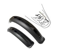 WFGJSK Parafango for Bici, Set di parafanghi Anteriori e Posteriori all-Inclusive for Pneumatici Larghi, for Mountain Bike, Bici da Spiaggia, ATV (Nero, 20x4,0 Pollici)