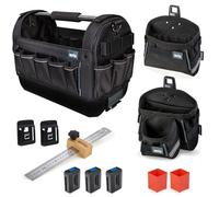 WFix L-BOXX - Con borsa per attrezzi M e 3 supporti ProClick e adattatore per batteria Set & Tool Pouch L 36 & Tool Pouch L 16