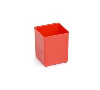 WFix Set di 25 scatole da 63 mm A3 rosso B52 x T52 x H63 adatti come inserto Bosch L-BOXX | scatole per assortimento | come L-BOXX Set per L-BOXX, W-BOXX, T-BOXX, ProClick Tray