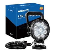 WFPOWER - Barra luminosa magnetica, con base magnetica, alimentata con accendisigari, luce LED portatile per auto, fuoristrada, SUV, rimorchio, trattore, camion, ingegneria, manutenzione, garage,