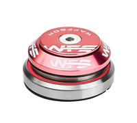 WFS HY638 - Set di sterzo conico integrato per tubi sterzo conici, in lega di alluminio CNC, senza filettatura, cuscinetti sigillati per mountain bike, città, bici da strada, MTB e BMX, oro rosa