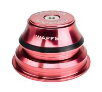 WFS HY875 - Set di sterzo semi-integrato conico per tubi sterzo conici, in lega di alluminio CNC, senza filettatura, cuscinetti sigillati per mountain bike, città, bici da strada, MTB e BMX, oro rosa