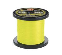 WFT Gliss Giallo 0,12mm/6kg/2000m Cavo Intrecciato Spinnfischen Corda