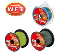 WFT KG Strong - Spago 600 m, 0,18 mm, 22 kg, colore: Multicolore