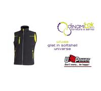 WFU188 GILET IN SOFTSHELL UNIVERSE U-POWER