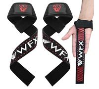 WFX Cinghie per Sollevamento Pesi Supporto per Polso Imbottito in Neoprene Palestra Cross Training Manubrio Cinghie per Sollevamento Pesi Fitness Bodybuilding Power Esercizi Grip