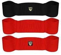 WFX Panca Fitness Fionda Blaster Cinture per Sollevamento Pesi Sling Strength Lifts Press Training Pesi Pesanti Powerlifting Push up Doppi Squat Esercizi in Palestra (X-Large, Nero) (Rosso, XL)