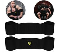 WFX Panca Fitness Fionda Blaster Cinture per Sollevamento Pesi Sling Strength Lifts Press Training Pesi Pesanti Powerlifting Push up Doppi Squat Esercizi in Palestra (X-Large, Nero) (Nero, XXL)
