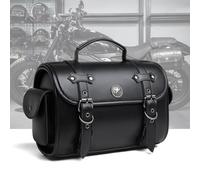 WFYBMB Borse Laterali Moto per Benelli Imperiale 400, Borsa Laterale Moto Impermeabile - Stile Vintage in Pelle Borse Moto con Chiusura Rapida, Adatto Ai Viaggi,A/24 * 39 * 19CM