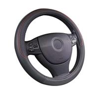 WFYBMB Coprivolante Auto per VW Golf 5 6 7 8 GTE GTI GTD Clubsport, Comodo e Antiscivolo, Coprivolante in Pelle Microfibra, Copri Volante, Impermeabile Durevoli, Ultraleggero,Black O