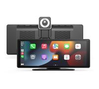 WFYBMB Schermo Carplay Auto per Audi A4 2008-Present, 10.26 Pollici IPS Schermo Tattile con Dash Cam Frontale 4K e Posteriore 1080P Bluetooth, FM, AUX