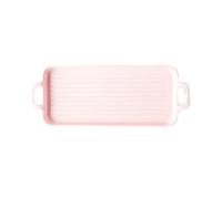 Wg2tPc5dN Pirofila In Ceramica A Righe Verticali Con Due Manici(Pink,M)