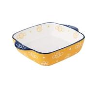 Wg2tPc5dN Pirofila In Ceramica Dipinta A Mano Con Due Manici(M)