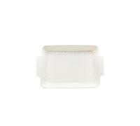 Wg2tPc5dN Pirofila Rettangolare In Ceramica Con Manici(Bianco,Piccolo)