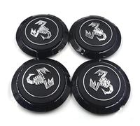 WGABKN Auto Coprimozzo per Abarth 500/695/595,4 PCS Ruota Tappo Tappi Centro Impermeabile Antiruggine Antipolvere Decorazione Esterna Accessori,3-133MM