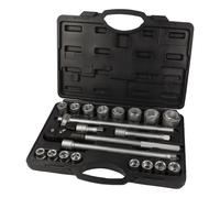 WGB Set di chiavi a bussola da 3/4", 21 pezzi. in custodia di plastica