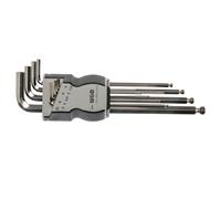 WGB Set di chiavi per perni 6-KT con estremità a sfera 9 pezzi, 1,5-10 mm