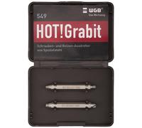 WGB Set di estrattori per viti e bulloni da 2 pezzi per le viti danneggiate