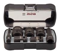 WGB Set di prese elettriche da 1/4" + 1/2", 7 pezzi DIN 3121