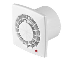 WGB150H - Estrattore d'aria per bagno con timer, sensore di umidità e cuscinetto a sfera, 150 mm