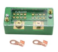 WGCD 660V 30A Monofase 2 Ingressi 8 Outlet Meter Box Giunzione Distribuzione di Alimentazione Morsettiera 2 Inlet 8 Outlet
